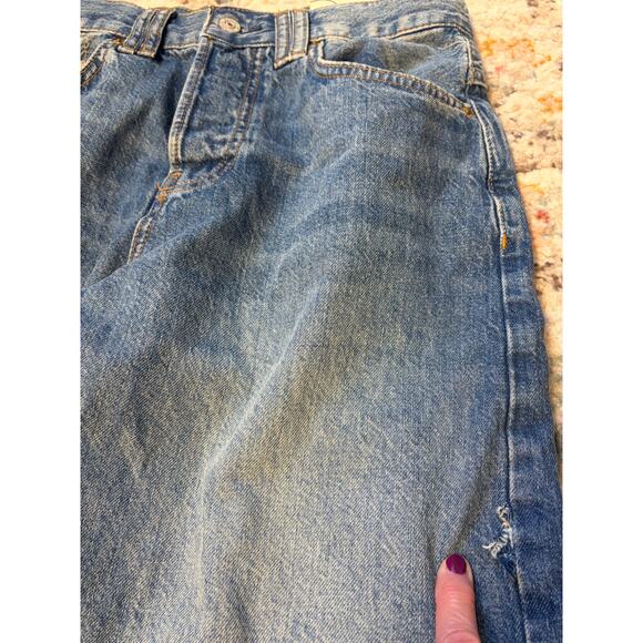 We The Free Montana Denim Shorts Size 26 High Rise Distressed - Picture 8 of 8